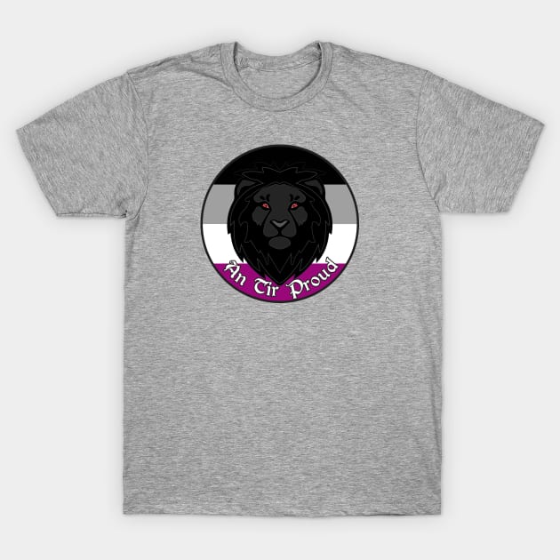 An Tir Pride - Asexual - Populace Badge Style 2 T-Shirt by Yotebeth